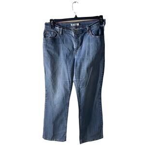 Levis 550 Red Tab Jeans Womens 12P Relaxed Bootcut Stretch Mid Wash Streetwear